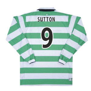 Celtic 2004-05 Home Long Sleeve Shirt (XXL) (Excellent) (Sutton 9)_1