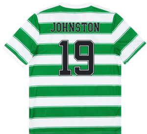 Celtic 2021-22 Home Shirt (Sponsorless) (L) (JOHNSTON 19) (Good)_1