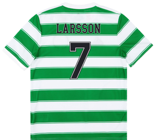 Celtic 2021-22 Home Shirt (Sponsorless) (L) (LARSSON 7) (Good)_1