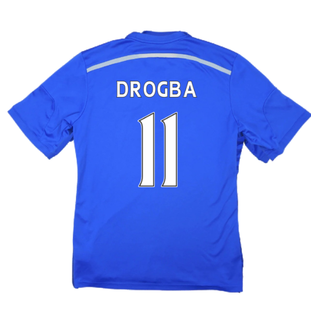 Chelsea 2014-15 Home Shirt (XL) (Drogba 11) (Good)_1