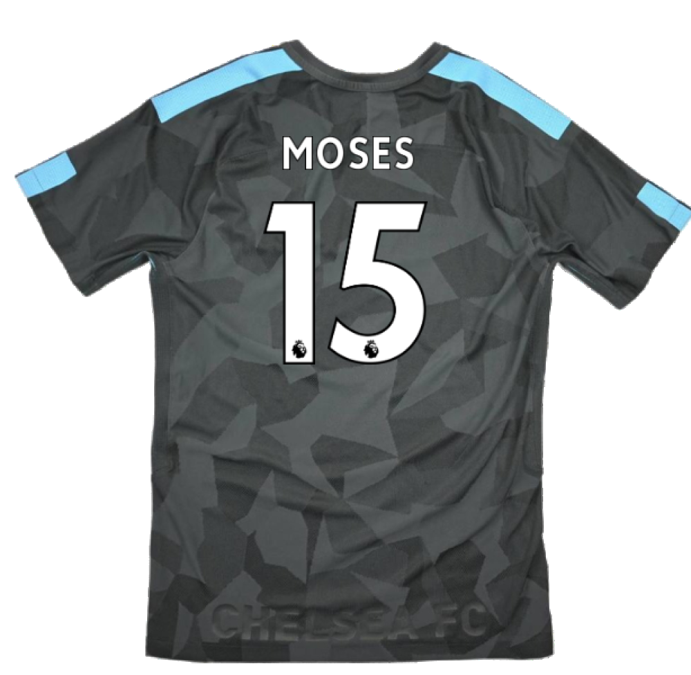 Chelsea 2017-18 Third Shirt (M) (Moses 15) (Excellent)_1