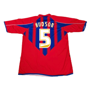 Crystal Palace 2007-08 Home Shirt (S) (Good) (Hudson 5)_1