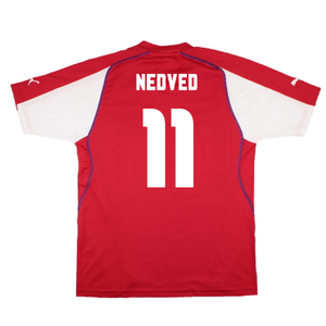 Czech Republic 2004-05 Home Shirt (2XL) (Good) (Nedved 11)_1