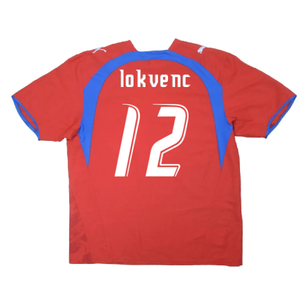 Czech Republic 2006-08 Home Shirt (L) (Very Good) (Lokvenc 12)_1