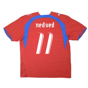 Czech Republic 2006-08 Home Shirt (XL) (Very Good) (Nedved 11)_1