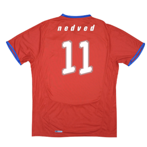 Czech Republic 2008-10 Home Shirt (M) (Excellent) (Nedved 11)_1