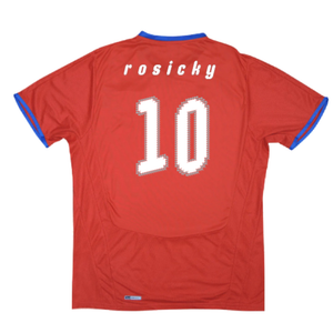 Czech Republic 2008-10 Home Shirt (M) (Excellent) (Rosicky 10)_1