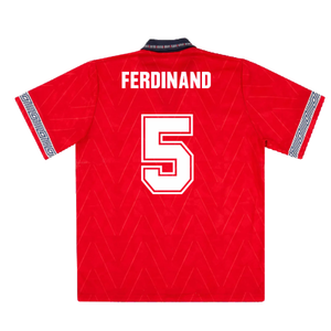 England 1990-92 Away Shirt (Excellent) (Ferdinand 5)_1