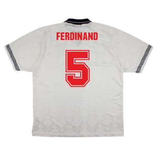 England 1990-92 Home Shirt (M) (Excellent) (Ferdinand 5)_1