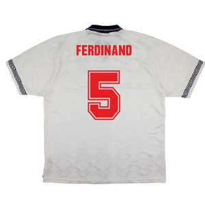 England 1990-92 Home Shirt (Good) (Ferdinand 5)_1