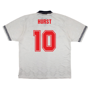 England 1990-92 Home Shirt (Good) (Hurst 10)_1