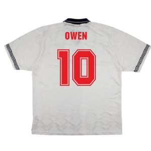 England 1990-92 Home Shirt (XL) (Excellent) (Owen 10)_1