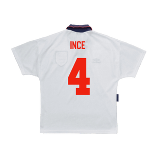 England 1993-1995 Home Shirt (L) (Excellent) (Ince 4)_1