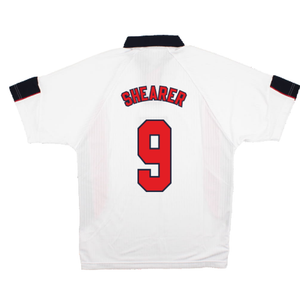 England 1997-99 Score Draw Home Shirt (M) (Very Good) (SHEARER 9)_2