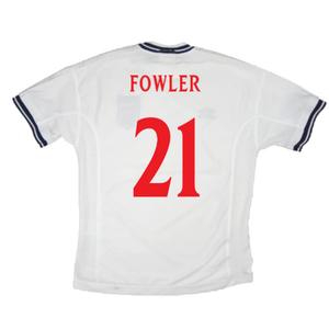 England 1999-01 Home Shirt (L) (Very Good) (Fowler 21)_1