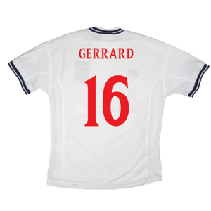 England 1999-01 Home Shirt (Fair) (Gerrard 16)_1