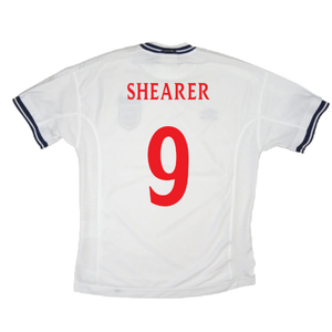 England 1999-01 Home Shirt (XL) (Very Good) (SHEARER 9)_2