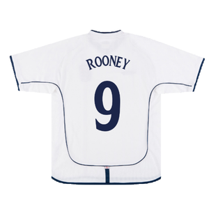 England 2001-03 Home Shirt (2XL) (Good) (ROONEY 9)_2