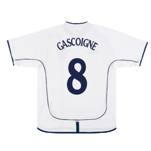 England 2001-03 Home Shirt (Good) (GASCOIGNE 8)_1