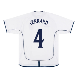 England 2001-03 Home Shirt (Good) (GERRARD 4)_1