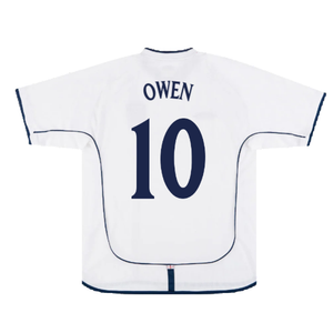 England 2001-03 Home Shirt (L) (Good) (OWEN 10)_1