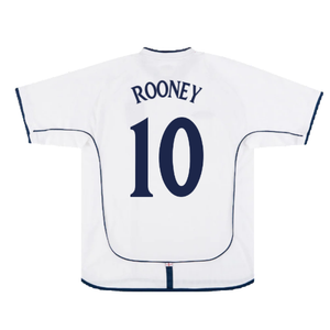 England 2001-03 Home Shirt (L) (Good) (ROONEY 10)_1