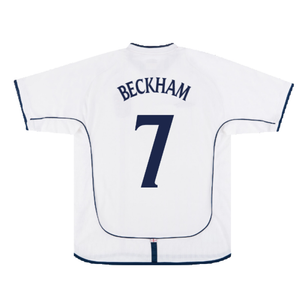 England 2001-03 Home Shirt (XL) (Very Good) (Beckham 7)_2