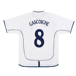 England 2001-03 Home Shirt (XL) (Very Good) (Gascoigne 8)_2