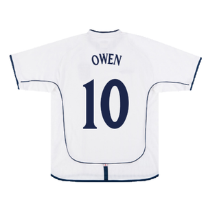England 2001-03 Home Shirt (XL) (Very Good) (Owen 10)_2