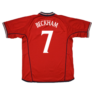 England 2002-04 Away Shirt (XXL) (Very Good) (Beckham 7)_1