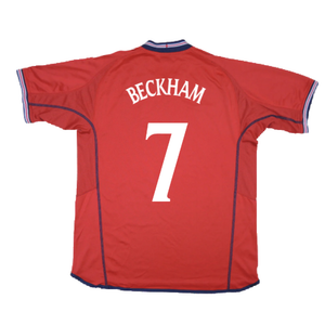 England 2002-04 Away Shirt ((Excellent) XL) (Beckham 7)_2