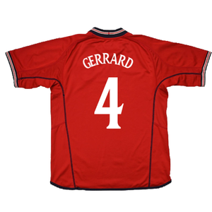 England 2002-04 Away Shirt (Excellent) (GERRARD 4)_1