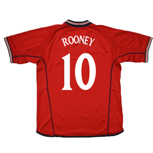 England 2002-04 Away Shirt (2XL) (Very Good) (ROONEY 10)_1