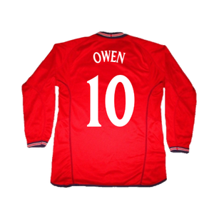 England 2002-04 Long Sleeve Away Shirt (S) (Very Good) (OWEN 10)_1