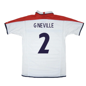 England 2003-05 Home Shirt (XXL) (Very Good) (G Neville 2)_1