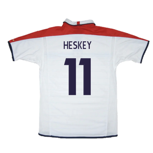 England 2003-05 Home Shirt (XL) (Fair) (Heskey 11)_1