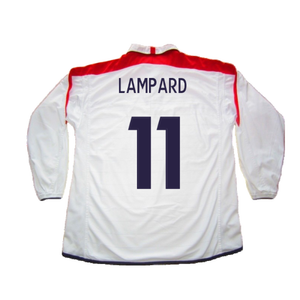 England 2003-05 Home L/S Shirt (M) (Excellent) (Lampard 11)_1