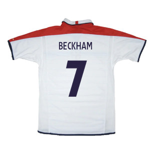 England 2003-05 Home Shirt (L) (Very Good) (Beckham 7)_1