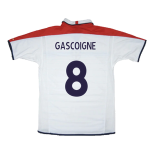 England 2003-05 Home Shirt (Excellent) (Gascoigne 8)_1