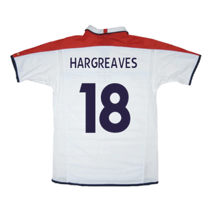 England 2003-05 Home Shirt (XL) (Very Good) (Hargreaves 18)_1