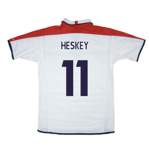 England 2003-05 Home Shirt (L) (Very Good) (Heskey 11)_1