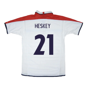 England 2003-05 Home Shirt (L) (Very Good) (Heskey 21)_1