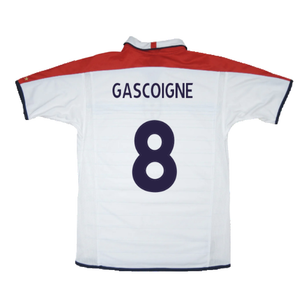 England 2003-05 Home Shirt (L) (Good) (GASCOIGNE 8)_2