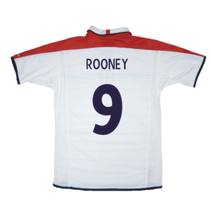 England 2003-05 Home Shirt (L) (Very Good) (ROONEY 9)_2