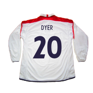 England 2003-05 Long Sleeved Home Shirt (L) (Excellent) (Dyer 20)_1