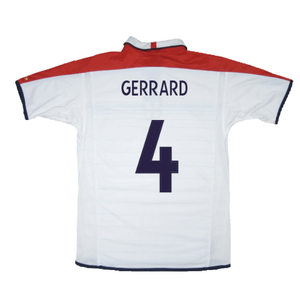 England 2003-05 Home Shirt (S) (Excellent) (GERRARD 4)_2