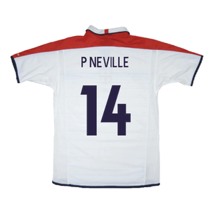 England 2003-05 Home Shirt (Women\\\'s 16) (Excellent) (P Neville 14)_1