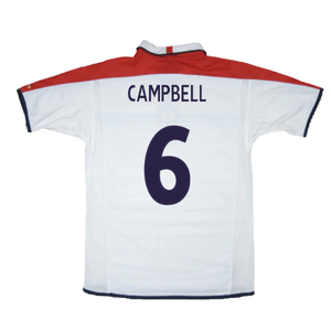 England 2004-05 Home Shirt (Good) (Campbell 6)_1