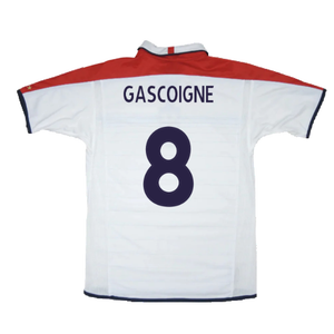 England 2004-05 Home Shirt (Good) (Gascoigne 8)_1