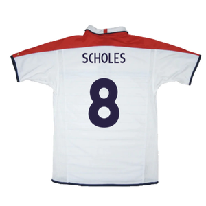 England 2003-05 Home Shirt (L) (Excellent) (Scholes 8)_1